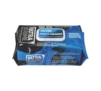 Lingettes nettoyantes Ultragrime blanches 100 pièces