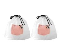 Lingettes Nettoyantes Visage Jetables, Coton Épais 2 Lots | Paquet à Cordon, Format Portable, Blanc, pour Bateau et Randonnée, Doux Peau Style Aléatoire