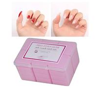 Lingettes non pelucheuses pour ongles - 200 lingettes de nettoyage rapide et sans peluches, tampons pour polir les ongles - Pour les mains, spa de nuit, nettoyage, trempage, inspection et manipulation