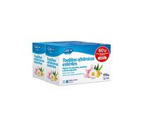 Lingettes ophtalmiques Care+ - Hygiène quotidienne pour les paupières, les cils et les bords des paupières - Aloe vera, calendula, camomille et lys - 60 lingettes, 30 Unité (Lot de 2)