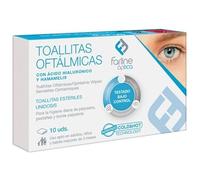 Lingettes ophtalmiques / Farline / 10 Unidoses / Froid / Chaud / Paupières / Cils / Bord Palpébral