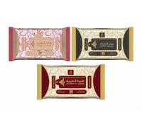 Lingettes Parfumées pour le Corps, 0% Alcool, 30 Lingettes, Lot de 3 Parfums (Fakhr Al Arab, Pure Musk, Ameerat Al Arabia)