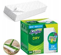 Lingettes pour balai à franges Swiffer Dry Floor Mop - Recharges électrostatique