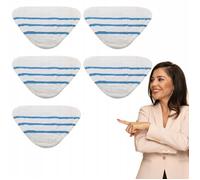 Lingettes pour balai vapeur - Microfibre - 20 5 cm x 28 5 cm - Lot de 5 pièces