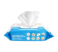 Lingettes pour chats - Produits rafraîchissants et délicats avec action désodorisante | Lingettes pour le nettoyage des glandes anales du chien | pour petits et grands animaux domestiques pour