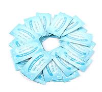 Lingettes pour Dents et Doigts, Brosse Buccale Jetable, Nettoyage en Profondeur, Haleine Fraîche, Saveur de Menthe, 50 Pièces
