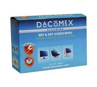 Lingettes pour Écrans - DACOMEX - DUOS - 20 Lingettes - Antistatiques - Non Pelucheuses