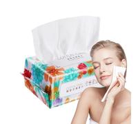 Lingettes pour le visage en coton,Serviettes en papier épaisses pour le visage, motif de perles | Lingettes en coton doux, grandes serviettes pour le visage pour adultes, soins de la peau, Duqulle