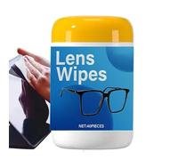 Lingettes pour lunettes - Lot de 40 nettoyants pour écran anti-buée, jetables, nettoyage en extérieur sans effort | Appareil photo pour ordinateur portable, tablette, ménage, gym, école, voyage