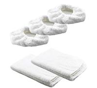 Lingettes pour nettoyeur vapeur Kärcher SC 1 Premium Floor Kit, SC 2, SC 2 Premium SC 3, SC 3 Premium lot de 5 chiffons (2 buses de sol, 3 buses à main), serpillères en coton pour Kärcher CleanMonster
