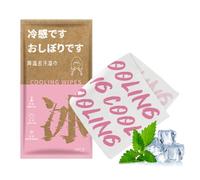 Lingettes rafraîchissantes - Serviettes pour le visage, taille voyage | Chiffons rafraîchissants pour le corps, lingettes post-entraînement | Serviettes de fitness portables | Coussinets de