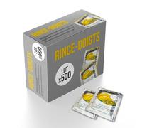 Lingettes Rince Doigts Senteur Citron - Lot de 500, Nettoyant main pour vos repas, toute odeur de fruit de mer, poisson, idéal pour restaurateurs - SPARKLERS CLUB