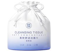 Lingettes sèches et douces pour le visage - Lingettes nettoyantes humides et sèches au format rouleau, lingettes démaquillantes | Lingettes épaisses, lingettes de salon de beauté, adaptées aux femmes