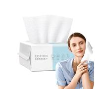 Lingettes sèches pour serviettes pour le visage - Grandes lingettes sèches douces non pelucheuses pour le démaquillage | Serviettes faciales extra épaisses pour les soins de la peau, tissu de nettoyag