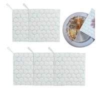 Lingettes Vaisselle, Chiffon À Récurer Avec Fil D'acier Double Face, Lavettes Réutilisables 5 Pièces pour Lunettes Salle de Bain Miroir Vitres Voiture Table Assiettes Appareils Restaurant Fenêtre