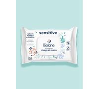 Lingettes visage et mains sensitive x55 TU