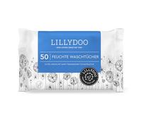 Lingettes XL LILLYDOO, 50 pièces, tissu extra large 100% sans plastique et sans parfum