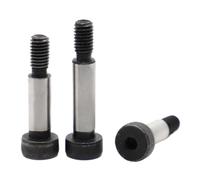 linghai Boulon à vis M5 M6 M8 M10 Dia = 6 8 10 12mm, 1 pièce, qualité 12.9, tête douille hexagonale, roulement rouleaux d'épaule(25mm,M10 Shoulder dia12mm)