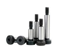 linghai Boulon à vis roulement rouleaux M5 M6 M8 M10, diamètre = 6 8 10 12mm, qualité 12.9, 2 pièces/lot, tête six pans creux en acier(40mm x2pcs,D12M10)