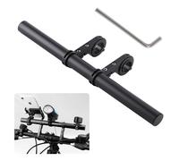 LINGJIA Guidon Vtt, Prolongateur Velo, Extension de Vélo, 30cm Accessoires de Vélo, Extension de Levier pe, pour Lampe de Poche, Téléphone Portable, Appareil Photo