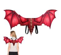 LINGJIONG dragon d'Halloween | Accessoires Cosplay Wings pour adultes - Costume d'Halloween avec ailes d'animaux rouges, jaunes ou violettes