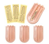 LINGJIONG Étui à Aiguilles à Coudre,Porte-Aiguille à Coudre | conteneur d'aiguilles à Broder avec étiquette 3 Treillis pour Trombones Clous vis