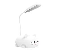 LINGJIONG Mini Lampe USB en Chat - Veilleuse LED en Forme d'animal Mignon - Lampe Chevet Rechargeable - Lampe Lecture pour Les Tout-Petits - pour Chambre d'enfant, Salon