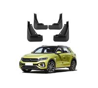 LINGLW Voiture Bavette Garde Boue pour VW T-ROC 2018-2024 4Pcs Avant Arrière Personnalisés Anti-éclaboussures Voitureavec Vis de Montage,2023-2024