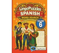 LingoPuzzles Spanish Word Search Puzzle Book Featuring Fun Essentials (Volume 6): Master Spanish for Daily Life, Clothing, Food, Home, Family, Travel ... Page | Great for Beginners, Travel, & Gifts!
