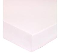 Lingorama Drap Housse Uni Coton Percale 80 Fils Têtes Et Pieds Relevables 140X190 Pétale Bonnets 30 Cm