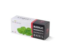 Lingot® Basilic Mammouth - Compatible Potager d'Intérieur Véritable® et Exky® - Recharge prête à l'emploi - Substrat avec Graines Intégrées