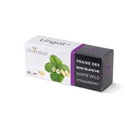 Lingot® Fraise des Bois Blanche - Compatible Potager d'Intérieur Véritable® et Exky® - Recharge prête à l'emploi - Substrat avec Graines Intégrées…