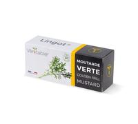 Lingot® Moutarde verte BIO - Compatible Potager d'Intérieur Véritable® et Exky® - Recharge prête à l'emploi - Substrat avec Graines Intégrées
