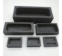 Lingotière en graphite for creuset de cuivre, d'argent et d'or, coulée plusieurs tailles(24x16x12mm)