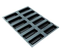 Lingots rainurés professionnels 600 x 400 mm, à 24 Empreintes L 100 x lg 40 x H 25 mm