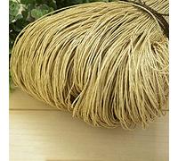 LINGP 600 mètres 500g Fil de Paille de Raphia Naturel pour Tricot à la Main Crochet Chapeau d'été Sac à Main Coussin paniers matériel à Tricoter Bricolage Artisanat