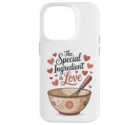 L'ingrédient spécial est l'amour, la pâtisserie et la Cuisine Coque pour iPhone 14 Pro