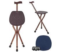 LINGTHIN Canne de siège pour Hommes d'une capacité de 120 kg, Cannes de siège Pliantes réglables en Hauteur, Canne et tabourets pour Les Adultes, Personnes âgées et en Convalescence.