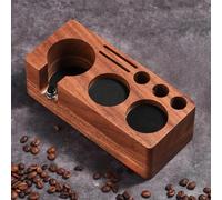 LingTing Station de Tassage Espresso 58 mm pour Machines Breville | Espace Barista avec Presse, Distributeur, Organisateur de Comptoir Normcore, Support de Porte-Filtre et Rangement Multi-Accessoires