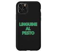 Linguine al Pesto | Concept Typographique Culturel Coque pour iPhone 11 Pro