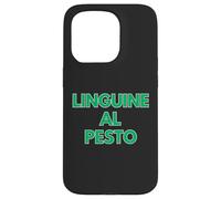 Linguine al Pesto | Concept Typographique Culturel Coque pour iPhone 15 Pro