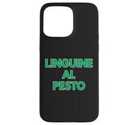Linguine al Pesto | Concept Typographique Culturel Coque pour iPhone 15 Pro Max