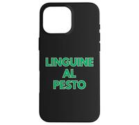 Linguine al Pesto | Concept Typographique Culturel Coque pour iPhone 16 Pro Max