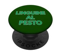 Linguine al Pesto | Concept Typographique Culturel PopSockets PopGrip Adhésif
