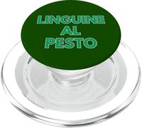 Linguine al Pesto | Concept Typographique Culturel PopSockets PopGrip pour MagSafe