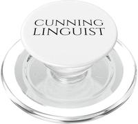 Linguiste rusé - Jeu de Mots linguistique - Philologie Pun PopSockets PopGrip pour MagSafe