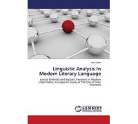 Linguistic Analysis In Modern Literary Language