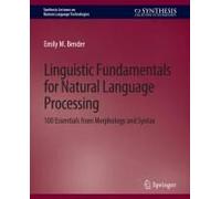 Linguistic Fundamentals For Natural Language Processing