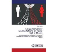 Linguistic Gender Manifestations On Radio Call In Shows