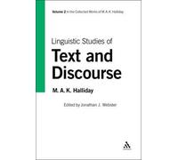 Linguistic Studies Of Text And Discourse